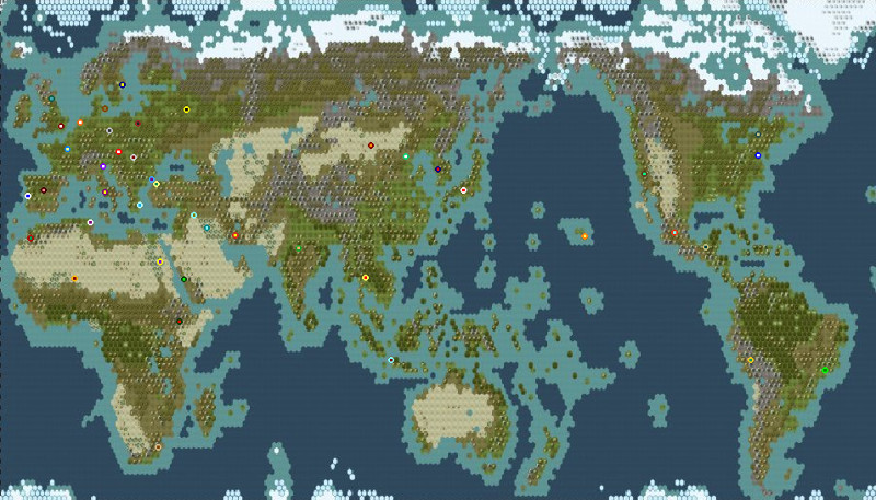 Civ V Earth map