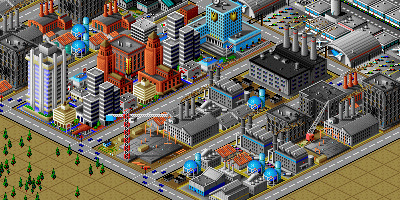 Sim City's wide streets